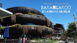 Barangaroo to Wynyard Station  Central Sydney Australia 2020 [upl. by Past]