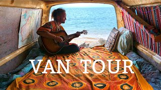 Ellie A Van Tour With YotaCampers amp FloydTown  Toyota Hiace Campervan Conversion  Hawaiian Theme [upl. by Meit]