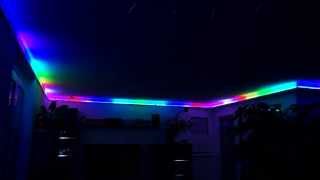 Controllable RGB Strip synced to music 20 [upl. by Aicilev]