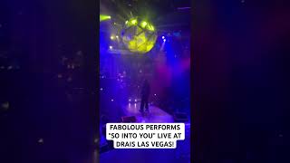 CREDDY CAM FABOLOUS PERFORMS quotSO INTO YOUquot LIVE IN VEGAS [upl. by Annoik]