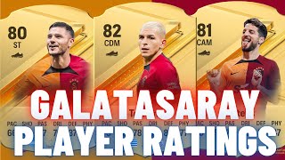 FIFA 24  GALATASARAY PLAYER OFFICIAL RATINGS EAFC 24 Ft Icardi Mertens And Torreira [upl. by Rivi777]