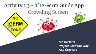 Activity 13  The Germ Guide App Crowding Screen [upl. by Kiersten]