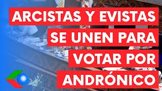 Andrónico SUMÓ VOTOS DE ARCISTAS EVISTAS Y OPOSITORES para presidencia del senado [upl. by Seabrooke]