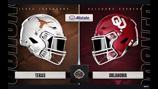 COLLEGE FOOTBALL TEXAS LONGHORNS VS OKLAHOMA SOONERS FULL GAME [upl. by Langston927]