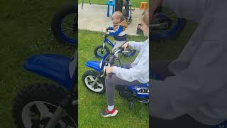 Yamaha balance bike vs Yamaha PWvigosworld [upl. by Nairolf]