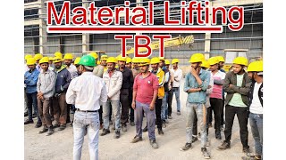 Tool Box Talk Meeting Of Material Lifting [upl. by Hennie]