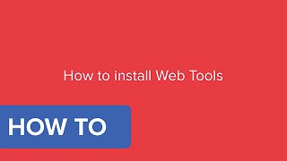 How to install Web Tools in SuperOffice  SuperOffice CRM 8 [upl. by Torbert]