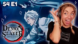 HASHIRA TRAINING ARC BEGINS  Demon Slayer Season 4 Episode 1 Reaction [upl. by Belak]