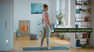 Thoracic spine syndrome 😣 – Athome exercises  BLACKROLL® [upl. by Meredeth]