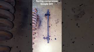 Make simple spring compressor DIY for shocks [upl. by Miculek]