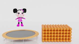 Colorful Balls  Miki and Mini Game [upl. by Bina336]