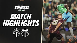 HIGHLIGHTS Seattle Sounders FC vs Portland Timbers  October 19 2024 [upl. by Nuahsak]