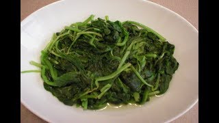 Easiest Cooked Spinach Ever [upl. by Nudd870]