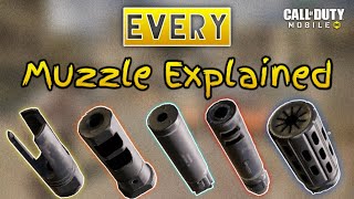 Every Muzzle Explained  COD Mobile [upl. by Annahc875]