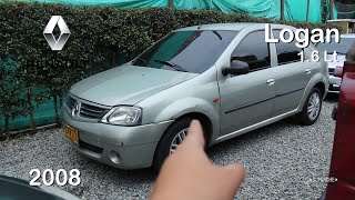 Así es el Renault Logan 16lt 2008  revisión rápida  review [upl. by Nuhsar]