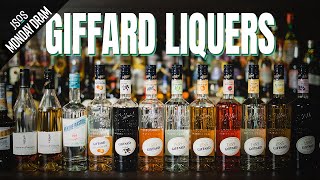 Giffard Liqueurs and Syrups  Monday Dram  Just Shake or Stir [upl. by Rosenfeld]