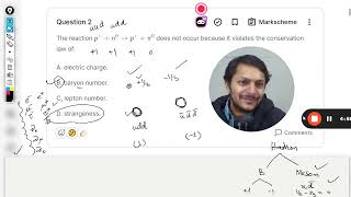 The reaction ��0→��0p  n 0 →p  π 0 does not occur because it violates the conservation [upl. by Akinar]