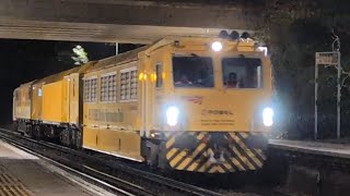 Network Rail Mobile Maintenance Train at goring by sea [upl. by Nemzaj]