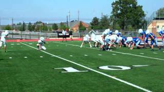 JV football completes field goal [upl. by Saleme]