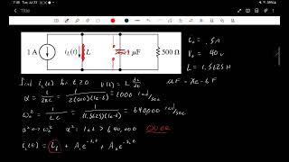 Overdamped Step Response of a Parallel RLC Circuit [upl. by Linders]