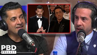 “Not A Comedian”  Jimmy Kimmel Takes Cheap Shot At Robert Downey Jr During Oscars Ceremony [upl. by Derayne]