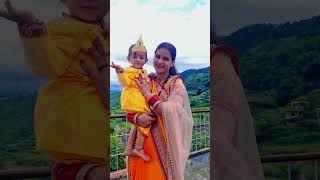 मेरा कान्हा youtubeshorts krishnajanmashtami song dance paurigarhwal 💫 [upl. by Harwin159]