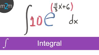 Integral de una función exponencial [upl. by Attekahs]