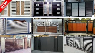 Modern Gate Designs 2024  Main Gate Designs  Folding Sliding Gate  Steel Gate  Iron Gate [upl. by Anilegnave]