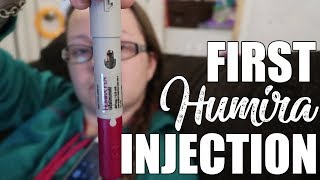 First Humira Injection at Home  Ankylosing Spondylitis  VLOG [upl. by Stock329]