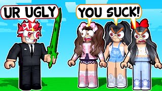 I FOUND A TOXIC GIRL CLAN Roblox Bedwars [upl. by Yhpos818]