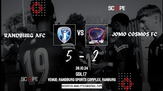 Randburg AFC take on Jomo Cosmos at the complex [upl. by Bergmann]