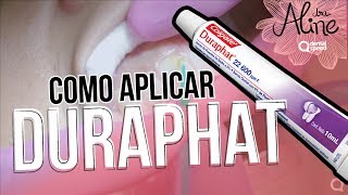 Duraphat como aplicar corretamente com Dra Aline Manfro [upl. by Dnalrah6]