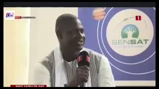 Lancement GAINDESAT1A  Le Koungheulois Ismaïla SALL explique les missions assignées au premier sa [upl. by Harold]