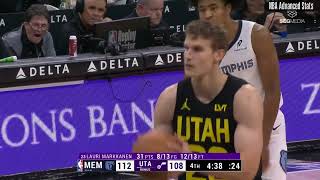 Lauri Markkanen vs Grizzlies  Every Point  20241023 [upl. by Lihcox]