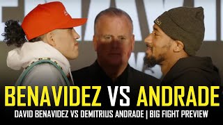 DAVID BENAVIDEZ VS DEMITRIUS ANDRADE  FIGHT PREVIEW amp PREDICTION [upl. by Coady]