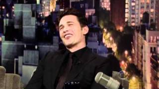 James Franco  The Late Show with David Letterman 092310 [upl. by Neelyad432]