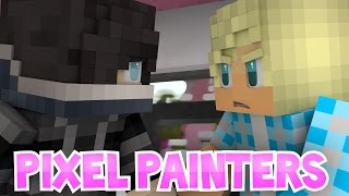 Zane Aphmau and Garroths Friendship in Pixel Painters  Roleplay Minigames [upl. by Philps130]