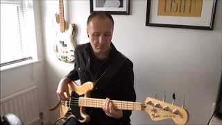 The Love I Lost Harold Melvin and The Blue Notes bass cover playalong [upl. by Sykleb9]