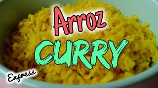 Arroz al CURRY  Fácil y DELICIOSO  StayHome [upl. by Dennison]