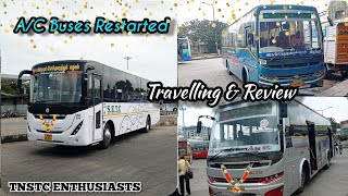 AC Services❄️Restarted🤩 MTCTNSTCSETC🚌 Travel amp ReviewTNSTC ENTHUSIASTS🚍 [upl. by Eldred]