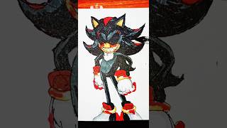 Pendrawing stickman speed Shadow Exe drawing art shorts sonic [upl. by Akcimahs450]