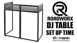 ROADWORX DJ TABLE  SET UP [upl. by Enautna]