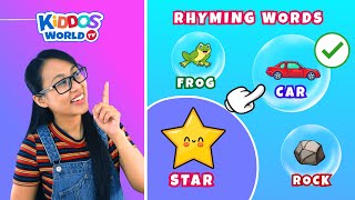 Find the Correct Rhyming Pair Game  Rhyming Words Activity  Teaching Rhyming Words to Kiddos [upl. by Isolt]