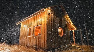 Snow Arrives At The Cabin While I Was Preparing For Winter  ASMR [upl. by Ennaeilsel250]