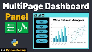 StepbyStep Guide to Create MultiPage Dashboard using Panel  Hvplot  Python [upl. by Notsur]