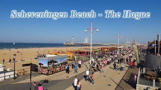 The Netherlands Scheveningen beach  The Hague  Scheveningen strand  Den Haag [upl. by Notsirk]