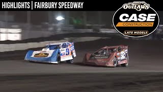 World of Outlaws CASE Construction Late Models  Fairbury Speedway  July 27 2024  HIGHLIGHTS [upl. by Obellia654]