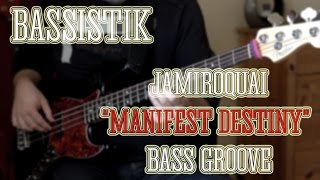 Jamiroquai  Manifest destiny main groove bass cover [upl. by Relluf]