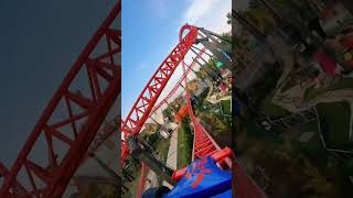 FAST roller coaster in TURKEY 🙌🎢 shorts rollercoaster [upl. by Ahsikad]