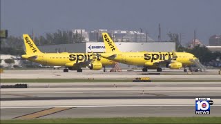 South Florida based Spirit Airlines prepares for bankruptcy protection [upl. by Crispa]